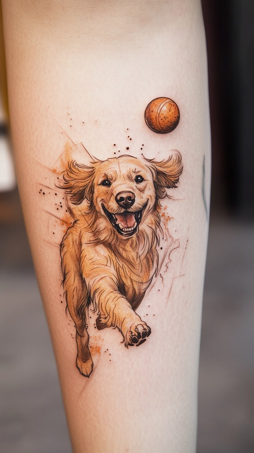 Micro-Realistic Golden Retriever
